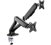 Tnb TNB Ergo Line - Brazo doble articulado para monitor - Negro