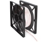 HQ-Power HQLW13002 Cable de Altavoz, Blanco, 2 X 1.5 Mm, 100 M
