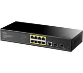 Cudy GS2008S2 switch Gestionado L2 Gigabit Ethernet (10/100/1000) 1U Negro