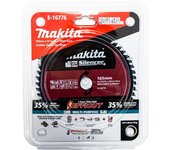 Hoja de sierra circular Makita E-16760, disco de corte EFFICUT, ideal para madera, con 54 dientes de precisión, alta eficiencia y diámetro de 165 mm, color plateado
