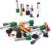 Pack de 100 uds Punteras aisladas para crimpar color rojo de 10 mm Electro Dh 31.607/1/10 8430552125241