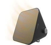 Cecotec Calefactor Cerámico de Sobremesa ReadyWarm 1500 Max Ceramic Design, 1500W, Termostato Regulable y 3 Modos de Funcionamiento, Cobertura de 15m2, Negro