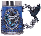 Nemesis Now Harry Potter Ravenclaw Hogwarts House Collectable Tankard, Metal, Azul Y Plateado, 1.25 picometer
