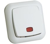 Interruptor empotrable 10A/250V~ Electro Dh 36.530/PL, color blanco, 8430552108350