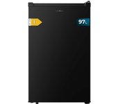Cecotec Congelador Vertical Sobremesa 97 L Bolero CoolMarket TF 97 Black, Clase Energética E, Diseño compacto, Puerta reversible, 3 Cajones, Medidas 55,1 x 57,5 x 83,5 cm, Color Negro