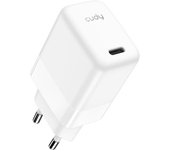 Cudy Cargador USB C GAN 30W, Cargador iPhone, Cargador Rápido PD/QC 3.0, Compatible con iPhone, Samsung, Pixel, iPad, Macbook, Xiaomi, OPPO, Oneplus, CH30