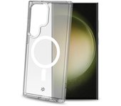 Celly Funda para Móvil GELSKINMAG1033 Samsung Galaxy S23 Ultra Blanco