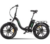 Youin Porto - Bicicleta Eléctrica Plegable Todoterreno - Motor 250W - Velocidad 25 km/h - Autonomía 45 km - Frenos de Disco - Batería 36V 10Ah - Ruedas 20" Fat