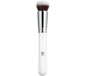 Tb Tools For Beauty - Pincel Kabuki Redondo 105 Brochas de Cerdas Sintéticas Veganas Cobertura Uniforme Para Base Líquida Crema y Mineral Mango de Madera Fácil Limpieza