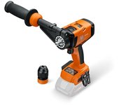 FEIN Taladro Atornillador a Batería ASCM 18 QM AS, 4 vel., Motor sin Escobillas e interfaz QuickIN, Roscar hasta M14 y taladrar con Sierra de Corona de Metal duro hasta 80 mm, sin Batería y cargador