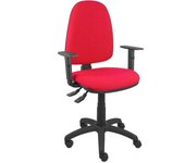 Piqueras y crespo silla aýna s bali rojo con brazos regulables