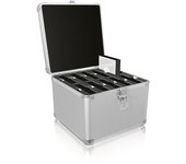 Raidsonic IB-AC628 Maletín de Transporte para hasta 10 Discos Duros 3.5"