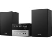 Philips TAM3205M2 Micro Music HiFi System, Bluetooth Enabled, CD Player, USB, Auracast FM Radio, 85% PCR Material