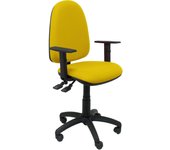 Piqueras y Crespo Silla Tribaldos Amarillo con Brazos Regulables