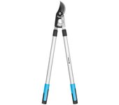 Cellfast Straight Bypass Lopper cellPRO™, Two-Handed Straight Garden Shears, Lightweight Aluminium Handles, Gear, Maximum Cutting Diameter 45 mm, 40-411