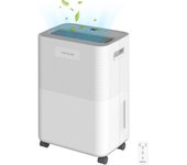 Cecotec Deshumidificador BigDry 8000 Expert Connected. 16 L/día, Depósito Extraíble de 2L, Control por Wifi, Función de Secado de Ropa y Temporizador 24 horas, Área de Cobertura de 30m2