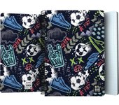 Grafoplás - Cuaderno Tapa Plastico, Bits&Bobs Match, 80 Hojas Cuadriculadas 4x4 90 gramos, Tamaño Folio, Espiral, Cierre Seguridad Coil Lock, Certificado FSC, Perfecto Material Escolar