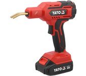 YATO, modelo YT-824482, Soldadora de plástico 18V 1x2Ah BMC, ideal para trabajos de soldadura de plástico, herramienta potente y eficiente para proyectos de reparación y construcción