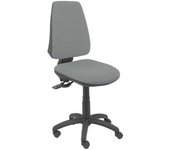 Piqueras y Crespo 14S Silla de Oficina ergonómica con Mecanismo sincro, Regulable en Altura y Ruedas de parqué Asiento y Respaldo tapizados en Tejido Bali Color Gris.