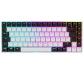 Sharkoon Skiller SGK50 S3 - Teclado para videojuegos, color blanco, 75% disposición