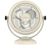 Cecotec Ventilador de Sobremesa EnergySilence 800 RetroDesk Beige, 20W de potencia, 8 Pulgadas, Inclinación ajustable, 3 aspas aerodinámicas, 2 Velocidades, Robusta y Base Estable