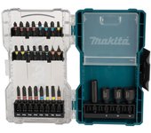 Juego de brocas y puntas 28 piezas Makita E-07048, set multifuncional para perforación y atornillado, compatible con taladros, incluye estuche compacto, color negro