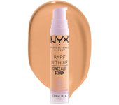 NYX Professional Makeup Bare With Me Serum Corrector, Natural, Cobertura Media, Tan, 9,6ml