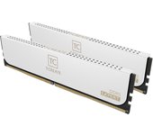 TEAMGROUP T-Create Expert CL32 - Kit de overclocking 10L DDR5 de 32 GB (2 x 16 GB) 6400 MHz (PC5-51200) Intel XMP 3.0 y AMD Expo compatible con módulo de memoria RAM blanco - CTCWD532G6400HC32ADC01