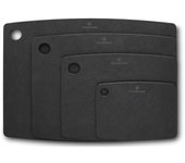 Tabla de corte Victorinox Kitchen Series, modelo para cortar y servir alimentos, material ecológico de papel compuesto, resistente al calor, apta para lavavajillas, negro