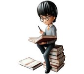HARRY POTTER Pila LIBROS-3521320606224 Playsets de Figuras de Juguete, Multicolor (26573)