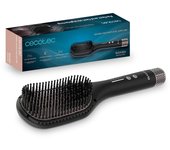 Cecotec Cepillo Alisador con Función de Aire Bamba InstantCare AirFlow. 98 W, Revestimiento de Cerámica, 4 Niveles de Temperatura, Calentamiento Rápido, Apagado Automático