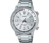 Reloj de pulsera CASIO Collection - MTD-130D-7A correa color: Gris plata Dial Gris plata Hombre