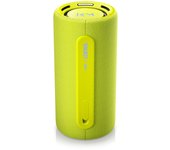 Loewe We Hear Pro, Altavoz Bluetooth en colaboración con Kylian Mbappé, Bluetooth Box, 100 W, Resistente al Agua IPX6, multipairing, 24h de duración de la batería, Carga rápida, Neon, Amarillo.