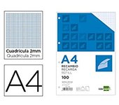 Liderpapel RA04 papel milimétrico A4 (210x297 mm) 100 g/m² 100 hojas
