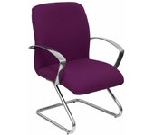 Piqueras y Crespo Caudete Silla de Recepción, Madera de ingeniería, Morado, Estandar