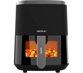 Cecotec Freidora de Aire sin Aceite de 4 L con Ventana Cecofry Fantastik Window 4000 Air Fryer 1400 W, 9 Menús, Control Táctil, Tecnología PerfectCook, 80-200grados C, Tiempo Ajustable
