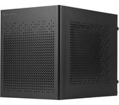 SilverStone Technology SUGO 16, Negro, Chasis Cubo Mini-ITX Fabricado Totalmente en Acero, SST-SG16B (Negro)