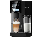 Cecotec Cafetera Express Manual Power Espresso 20. 850W, Presión 20 Bares, Depósito de 1,5L, Brazo Doble Salida, Vaporizador, Superficie Calientatazas, Acabados en Acero Inoxidable