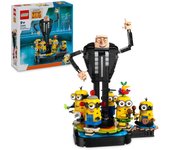 LEGO GRU 4: Mi Villano Favorito Modelo de GRU y los Minions, Juguete de Construcción con Personajes de la Película y Ukelele, Regalo Divertido de Cumpleaños para Niños y Niñas de 9 Años o Más 75582