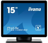 iiyama ProLite T1521MSC-B2 pantalla para PC 38,1 cm (15") 1024 x 768 Pixeles XGA LED Pantalla táctil Mesa Negro