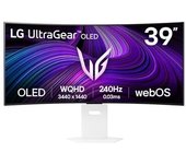 LG Ultragear™ 39GX90SA-W - Pantalla para PC Gaming de 39" - Pantalla OLED resolución QHD (3440 x 1440), 1 ms 240Hz, DisplayHDR™400 True Black, DCI-P3 98,5% (CIE1976), FreeSync Premium, G-Sync