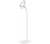 Manhattan Soporte de Suelo antirrobo con Soporte para Tablet y iPad 7,9-11, Color Blanco