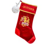 Merchoid Harry Potter: Gryffindor - Medias de Navidad grandes de Hogwarts para decoración de la casa, adorno de Navidad, bolsa de regalo
