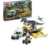 LEGO Jurassic World Misiones Dinosaurio: Camión de Transporte del Allosaurus Juguete de Construcción, Regalo para Niños y Niñas de 8 Años o Más con Figuras de Kenji, Darius y Yaz 76966