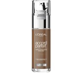 L'Oreal Paris Make-up Designer Accord Parfait, Base de maquillaje acabado natural con ácido hialurónico, Subtono dorado 9.D, 30 ml