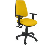 Piqueras y Crespo Silla Elche S Bali Amarillo Brazos Regulables