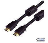 Nanocable HDMI, 5m cable HDMI HDMI tipo A (Estándar) Negro