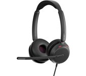EPOS Impact 860 Auriculares con Cable USB-C y USB-A de Doble Auricular para PC con Micrófono con Cancelación de Ruido, Super Wideband, Sonido Potente, Comodidad para Negocios y Llamadas de Oficina