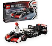 LEGO Speed Champions Coche de Carreras MoneyGram Haas F1 Team VF-24 Vehículo de Juguete con 1 Minifigura de Piloto de Fórmula 1, Regalo Coleccionable para Niños y Niñas de 10 Años o Más 77250