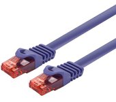 LOGON UTP Cat6 20m - Cable de Red (RJ-45, RJ-45, Macho/Macho, 10/100/1000Base-T(X), Violeta, Cloruro de polivinilo (PVC))